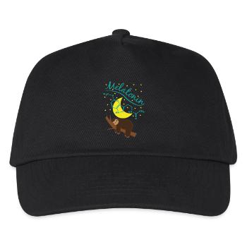 Sweet sleeping sloth with melatonin formula - Kids’ Baseball Cap - black - Front