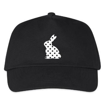 Bunny points Easter gift - Kids’ Baseball Cap - black - Front