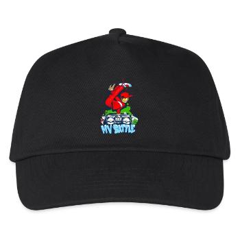 Breakdance B-Boy Streetdance Design Hip Hop Dance - Kinder Basecap - Schwarz - Vorne