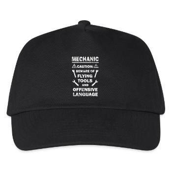 mechanic - Kids’ Baseball Cap - black - Front