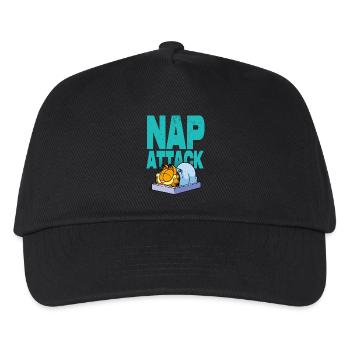 Garfield Sommeil De Midi Naps - Casquette de baseball Enfant - noir - Devant