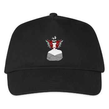 Japanische Dämonen Geisha - Kinder Basecap - Schwarz - Vorne
