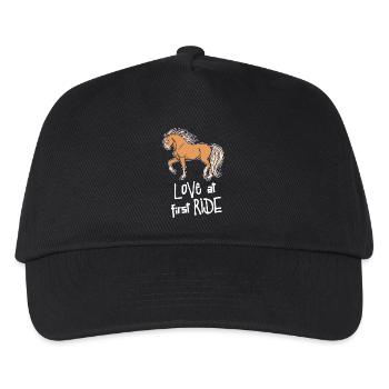 Icelandic Horses Statement Icelandic Horse Love - Kids’ Baseball Cap - black - Front