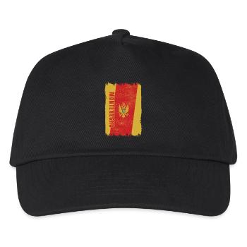 Montenegro flag - Kids’ Baseball Cap - black - Front