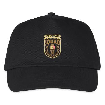 Équipe Ice Cream Squad - Casquette de baseball Enfant - noir - Devant