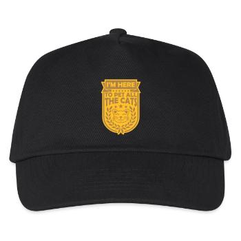 Pet All The Cats - Kinder Basecap - Schwarz - Vorne