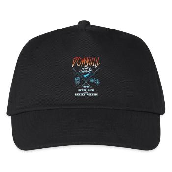 downhill - Kinder Basecap - Schwarz - Vorne