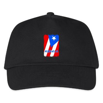 Puerto Rico grandmother flags design - Kids’ Baseball Cap - black - Front