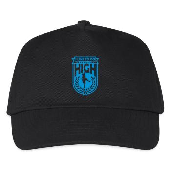 like to get high - Kinder Basecap - Schwarz - Vorne