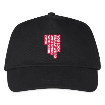 you look really weird - Kids’ Baseball Cap - black - Front
