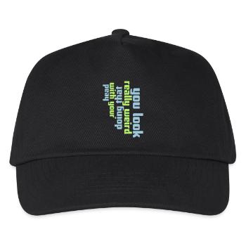 you look really weird - Kids’ Baseball Cap - black - Front