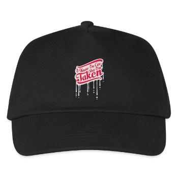 cute but taken quote - Kids’ Baseball Cap - black - Front