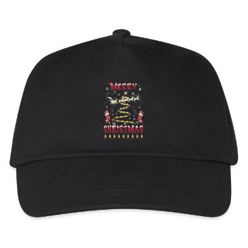 Merry Christmas - Kids’ Baseball Cap - black - Front