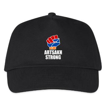 Artsakh strong - Casquette de baseball Enfant - noir - Devant