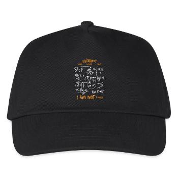 Mathematics equations - Kids’ Baseball Cap - black - Front