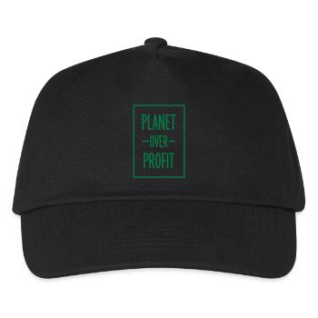 Planète sur le devis de profit - Casquette de baseball Enfant - noir - Devant
