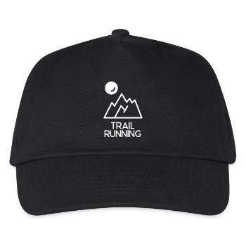 Trail Running - Kids’ Baseball Cap - black - Front