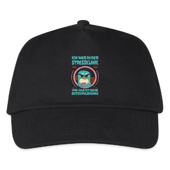 Penguin Stress Clinic - Kids’ Baseball Cap - black - Front