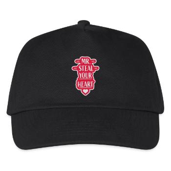 Mr steal your heart - Kids’ Baseball Cap - black - Front