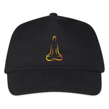 Meditation - Kids’ Baseball Cap - black - Front