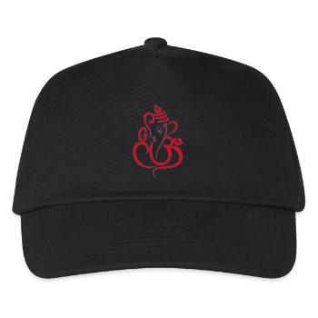 Ganesha Design - Kids’ Baseball Cap - black - Front