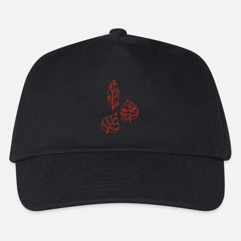 Skizze der Natur (rot) - Kinder Basecap - Schwarz