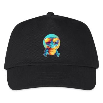 Mali le lézard - Casquette de baseball Enfant - noir - Devant