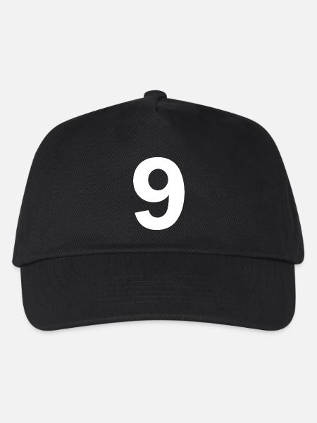 9 - Kinder Basecap - Schwarz