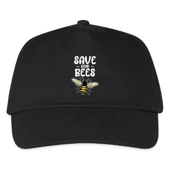 Species Protection, Animal Welfare, Bee, Environment, Earth, Nature - Kids’ Baseball Cap - black - Front