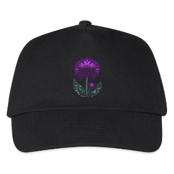 Chardon pourpre Chardon - Casquette de baseball Enfant - noir - Devant