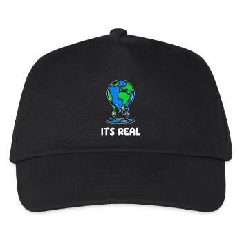 Global Warming Environment Earth Statement Environmental Damage - Kids’ Baseball Cap - black - Front