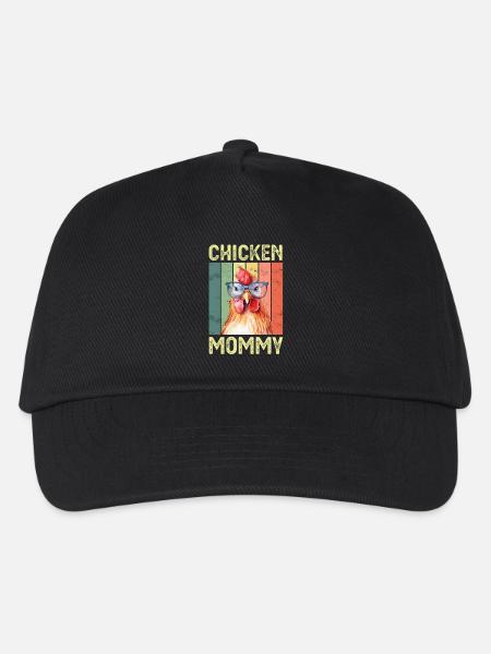 Huhn Hühner - Kinder Basecap - Schwarz