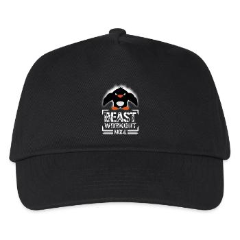 Pingouin Biceps Beast Workout Mode Bodybuilder - Casquette de baseball Enfant - noir - Devant