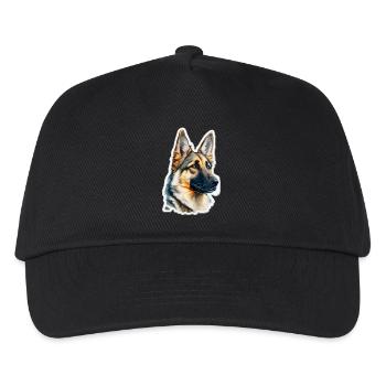 German Shepherd - Kids’ Baseball Cap - black - Front