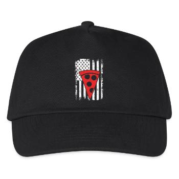 U.S. Pizza - Kids’ Baseball Cap - black - Front