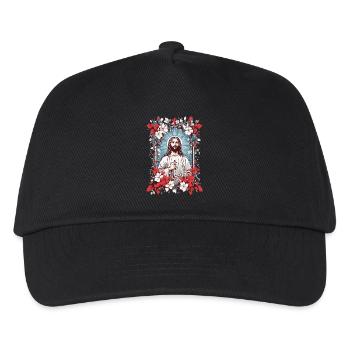 Jesus Christus - Kinder Basecap - Schwarz - Vorne