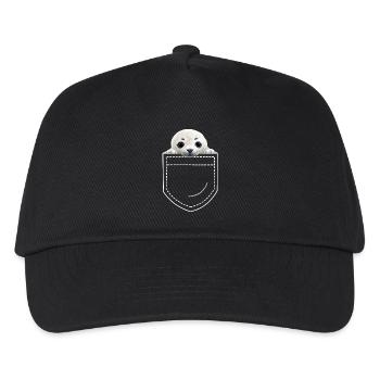 Phoque - Casquette de baseball Enfant - noir - Devant