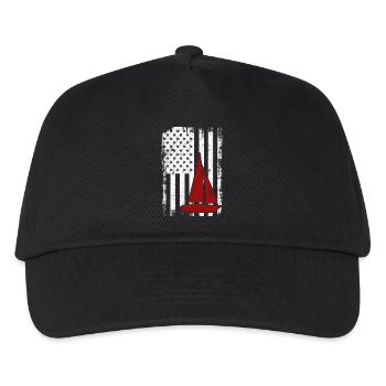 Patriotic Sailor U.S. - Kids’ Baseball Cap - black - Front