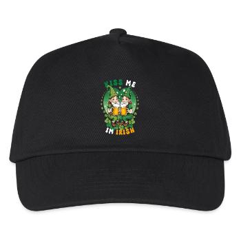 Küss mich, ich bin Irish - Kinder Basecap - Schwarz - Vorne