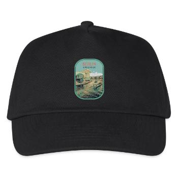 Illustration Architecture Moderne Berlin - Casquette de baseball Enfant - noir - Devant