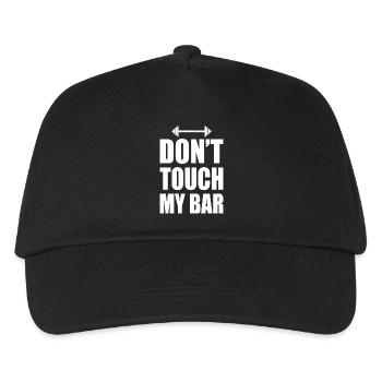 Dont touch my bar - Kinder Basecap - Schwarz - Vorne