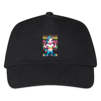 Licorne bodybuilder - Casquette de baseball Enfant - noir - Devant