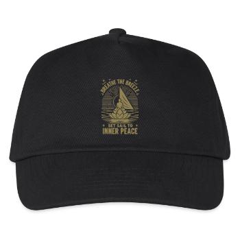 Sailing Yoga The Breeze Inner Peace - Kids’ Baseball Cap - black - Front