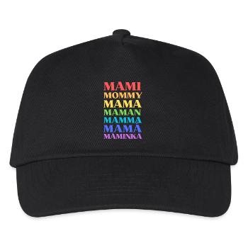 Mami Mommy Mama Maman Mamma Mamá Maminka - Kids’ Baseball Cap - black - Front
