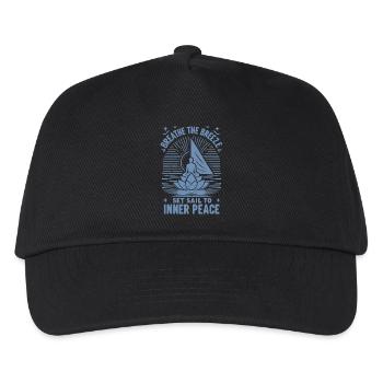 Sailing Yoga Deeply The Breeze Inner Peace - Kids’ Baseball Cap - black - Front