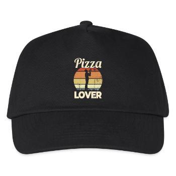 Pizza Eater - Kids’ Baseball Cap - black - Front