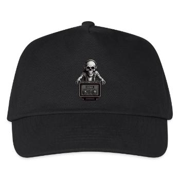 Skull Musician - Kids’ Baseball Cap - black - Front
