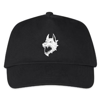 White Hellhound - Kids’ Baseball Cap - black - Front