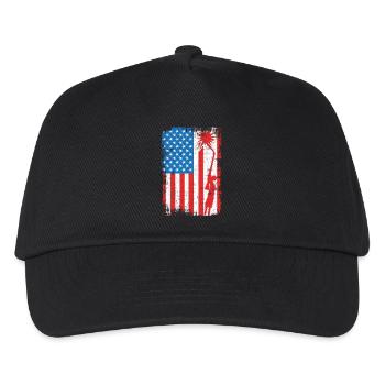 Welding USA Flag - Kids’ Baseball Cap - black - Front