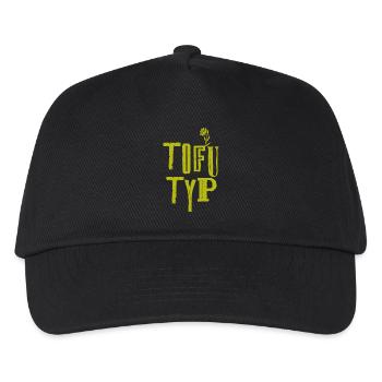 Tofu Typ 2 - Kinder Basecap - Schwarz - Vorne